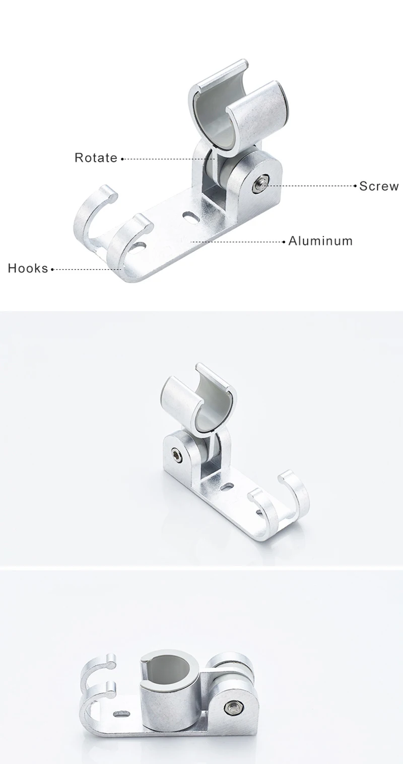 Алюминиевый настенный кронштейн держатель для ручного душа крюк опорный кронштейн в стене аксессуары для душа