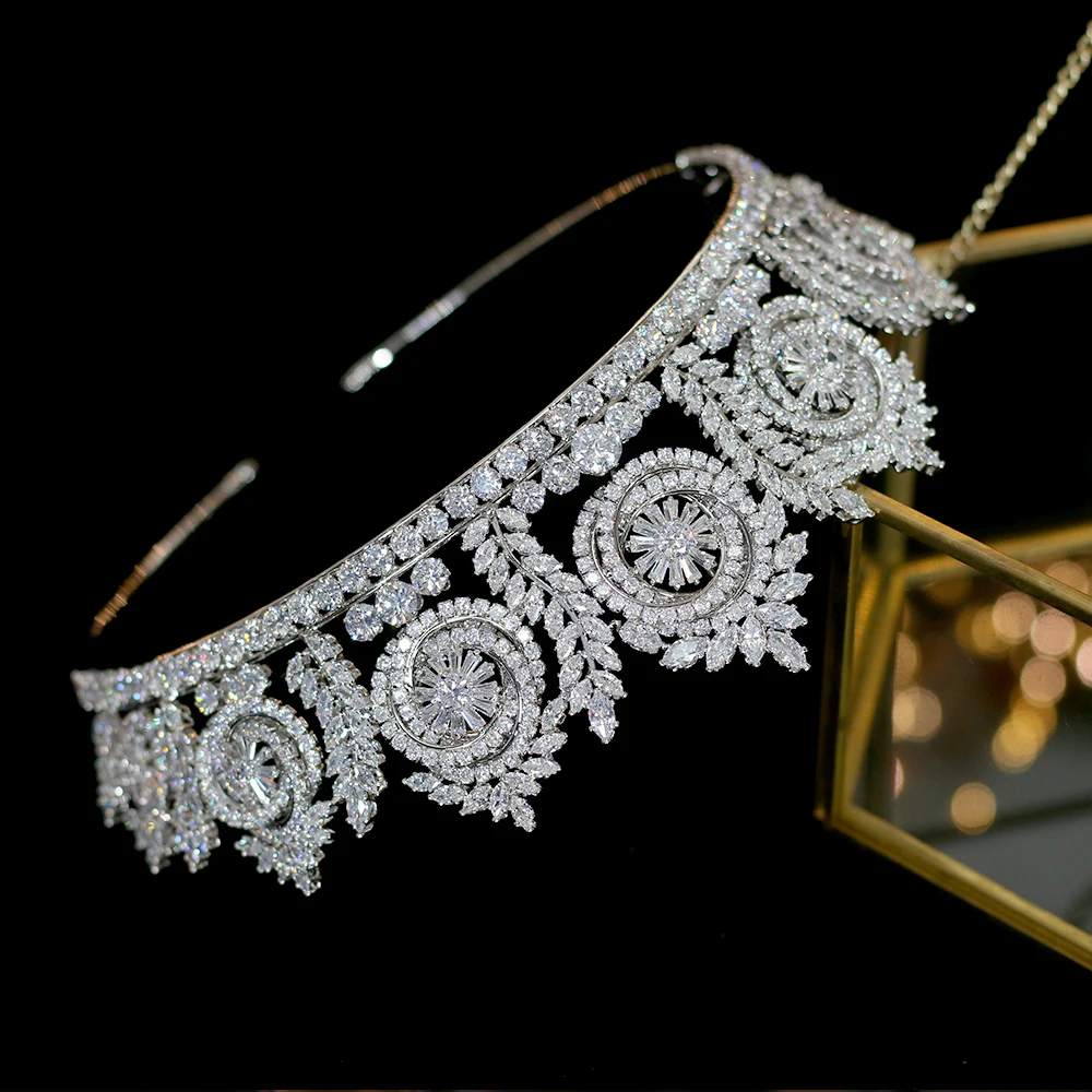 2020 new European wedding hair accessories bride crown wedding dress accessories Tiaras