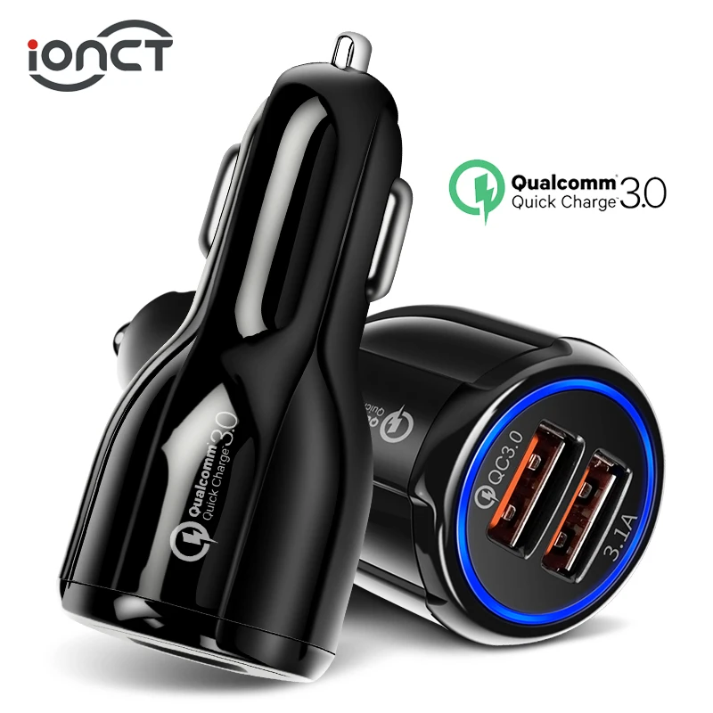 Автомобильное зарядное устройство USB Quick Charge 3 0 qc 2 мобильный телефон порта