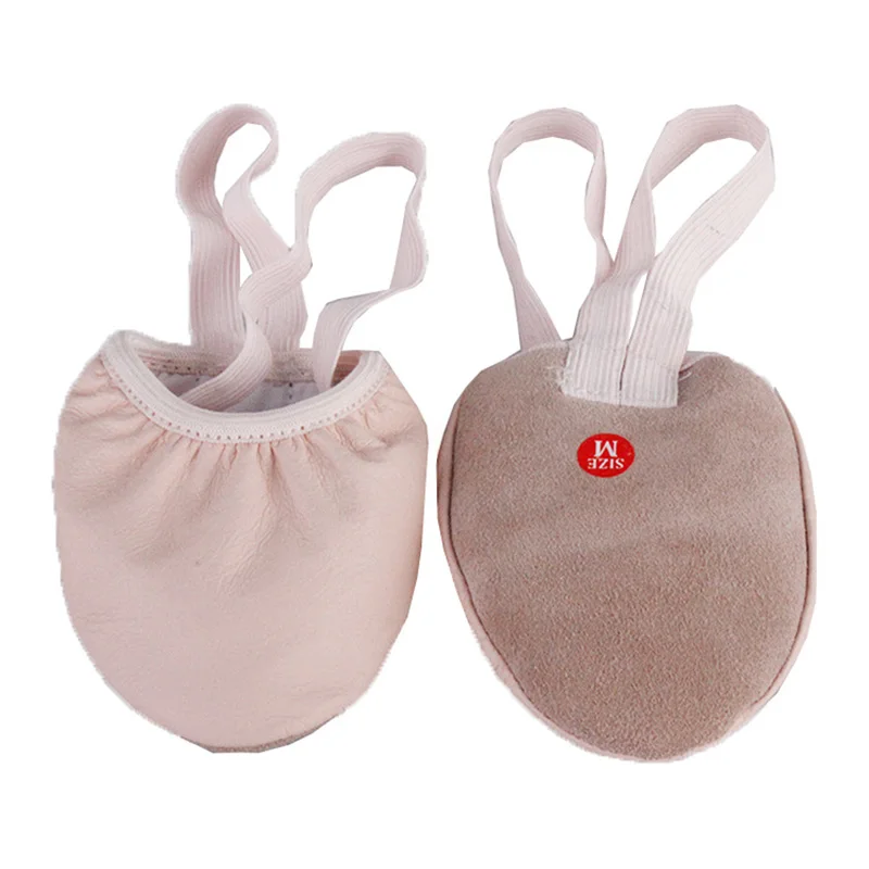 

USHINE EU35-42 Leather Cloth Half Non-slip Sole Stretch Exercise Rhythmic Gymnastics Pointe Belly Ballet Dance Shoes For Woman