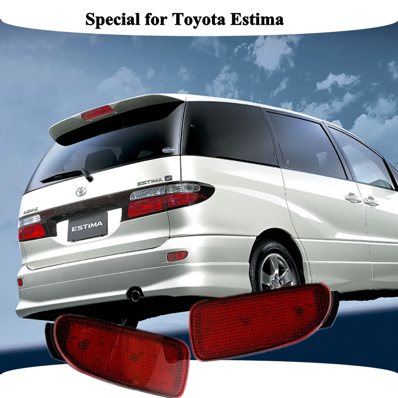 

LED Parking warning braking Stop  bulb Lamp Car Styling For Toyota estima Rear Bumper Reflector Light  Brake Lights