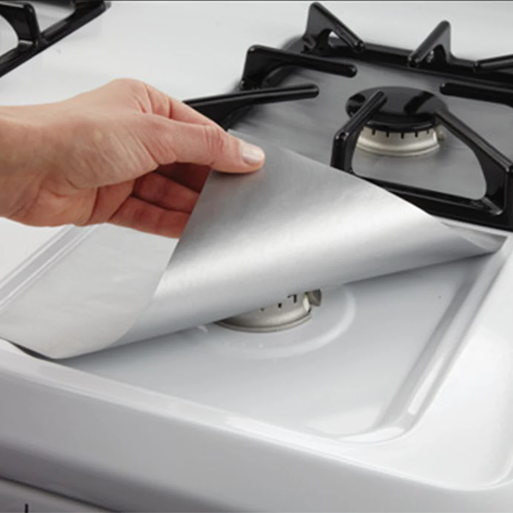 Многоразовая антипригарная фольга газовая плита протектор Лайнер крышка чистый коврик для инструменты для уборки на кухне лайнер