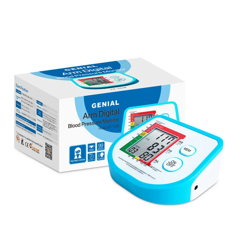 

Automatic Digital Upper Arm Blood Pressure Monitor Heart Beat Rate Pulse Meter Tonometer Sphygmomanometers pulsometer