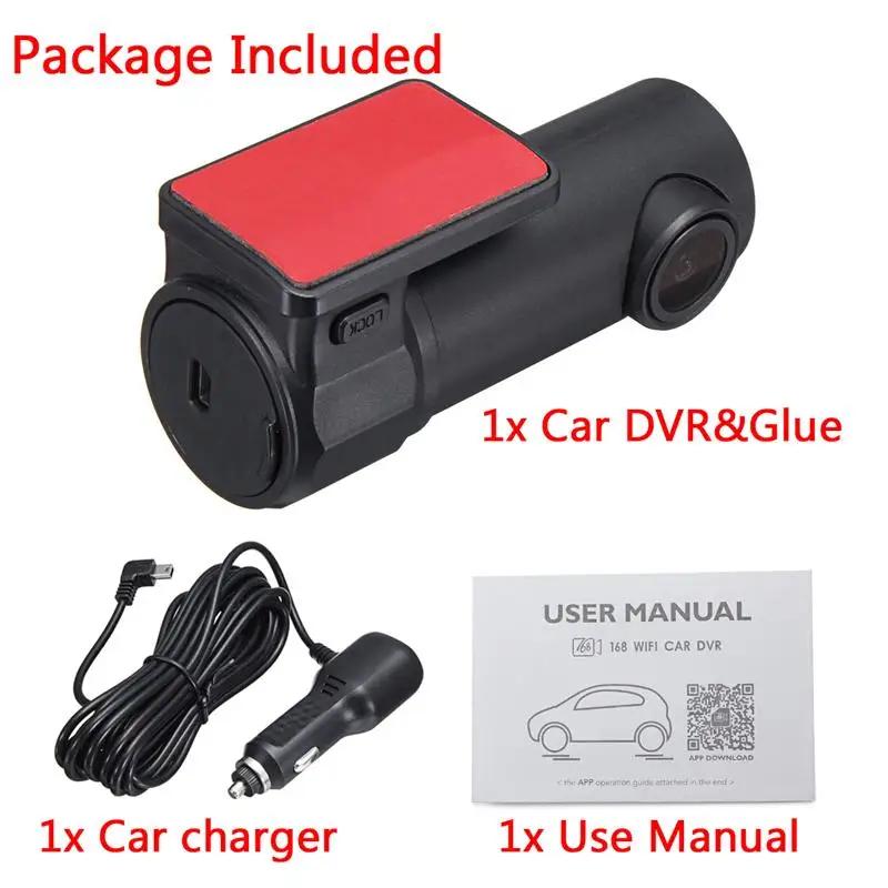 Ansblue новинка 2019 HD 1080 p скрытая камера для автомобиля WiFi DVR видеорегистратор