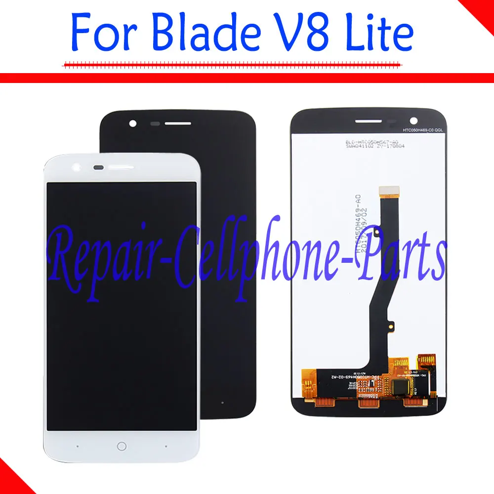 

Black / White New Full LCD DIsplay + Touch Screen Digitizer Assembly Replacement For ZTE Blade V8 Lite Tracking Number
