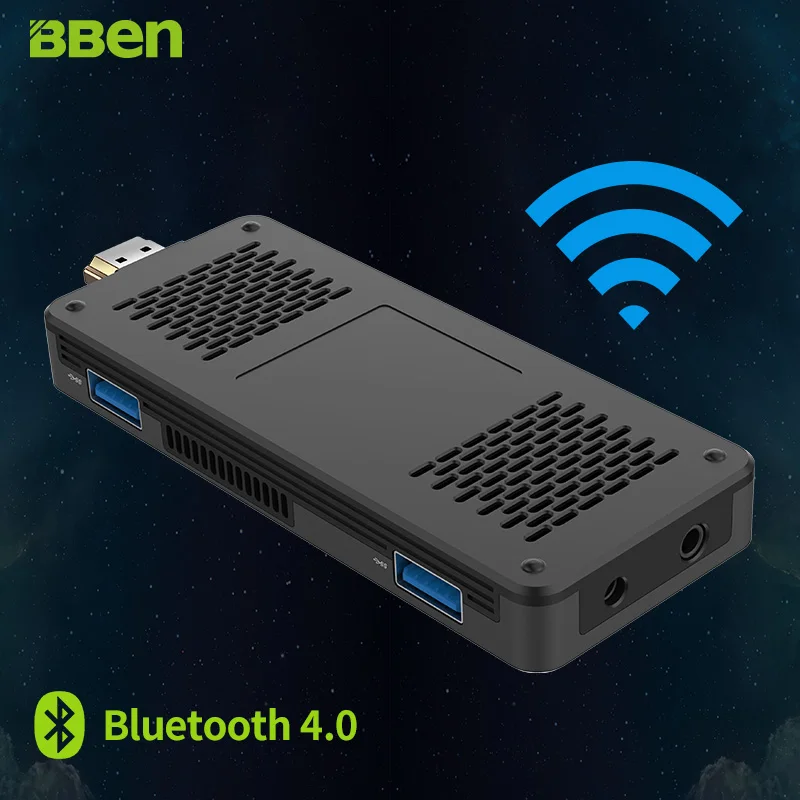 Bben MN10 Мини ПК Win 10 двухдиапазонный wifi 3 Гб RAM 64 EMMC ROM Intel Apollo Lake Celeron N3350 bluetooth