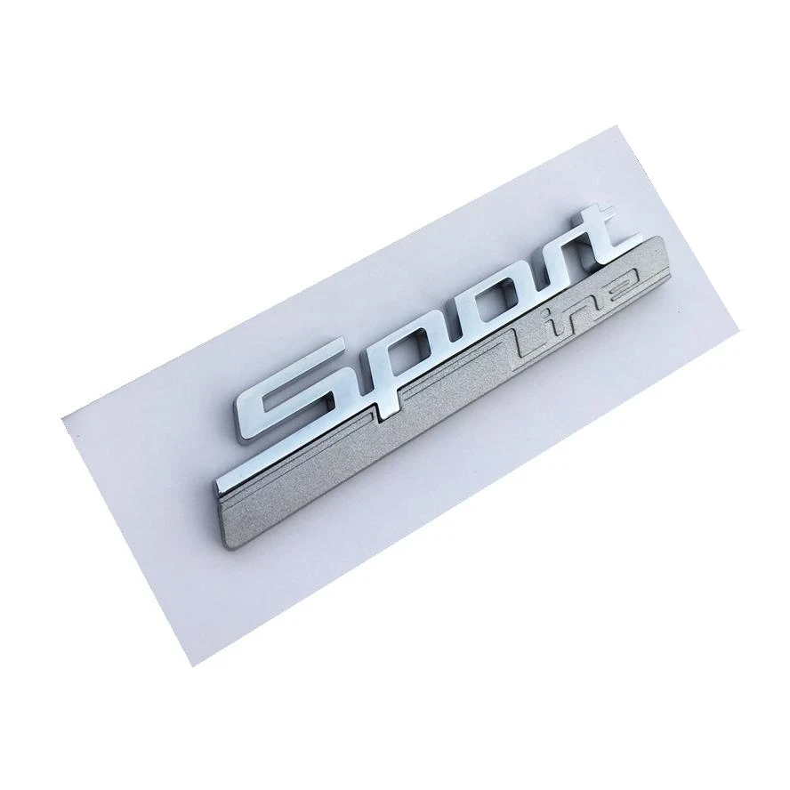 

10pcsxABS Plastic Sport Line Sportline Car Side Sticker Emblem Badge Embleme Emblema Logo