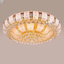 Golden circular living room lights LED remote control lights lamp bedroom lamp Hall Ceiling Lights Lmy