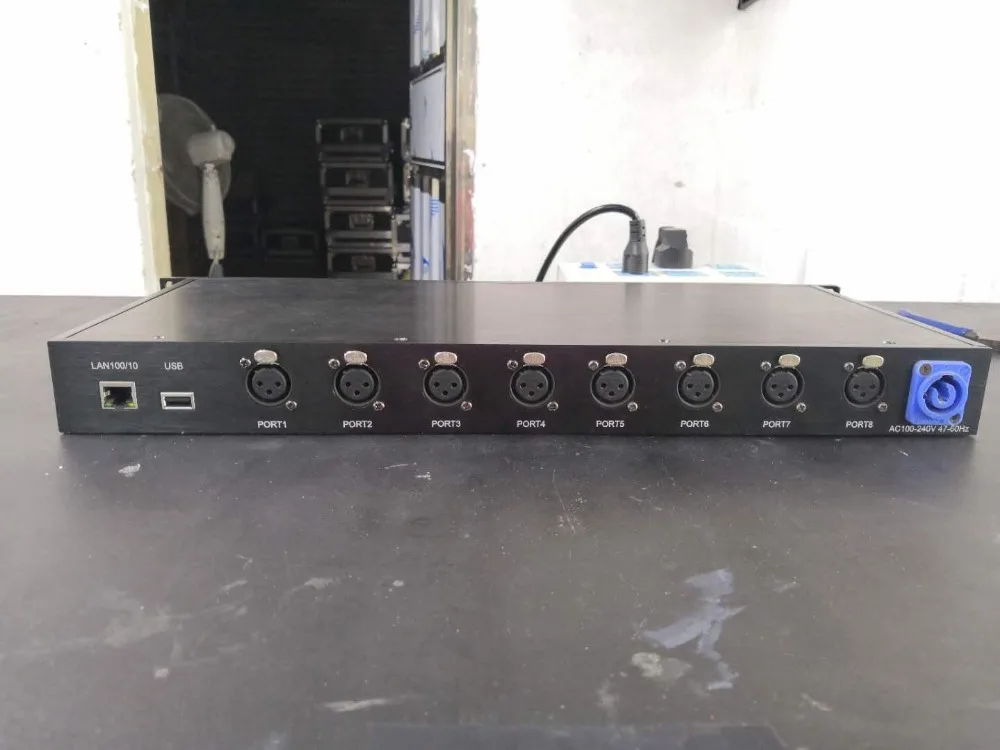 Декодер для ссветильник 8 каналов dmx512 сетевой расширитель контроллера