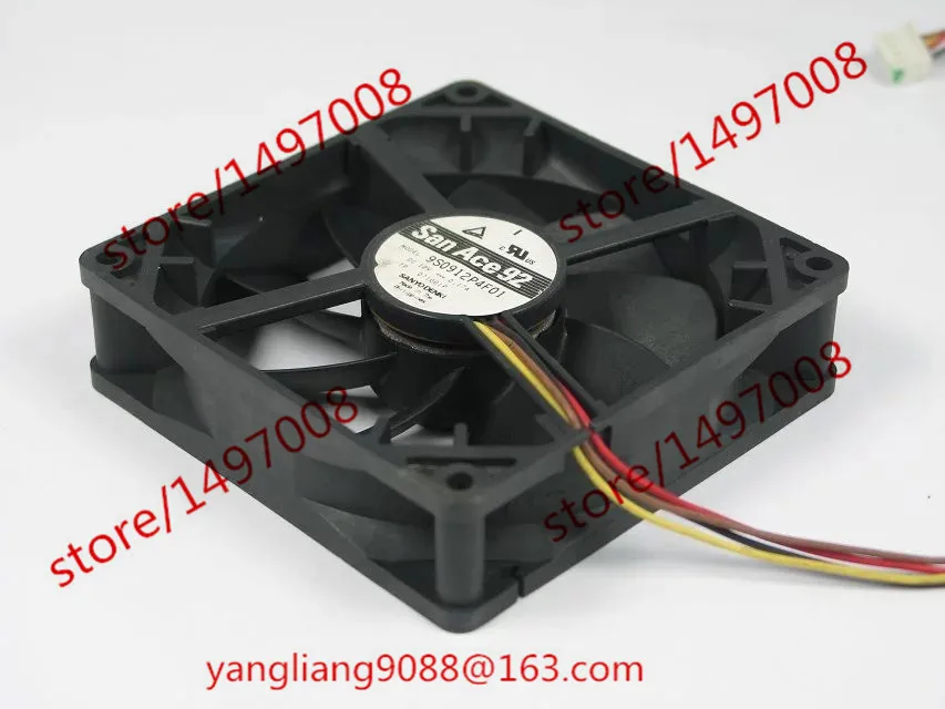 

Sanyo 9S0912P4F01 DC 24V 0.50A 92x92x25mm Server Cooler Fan