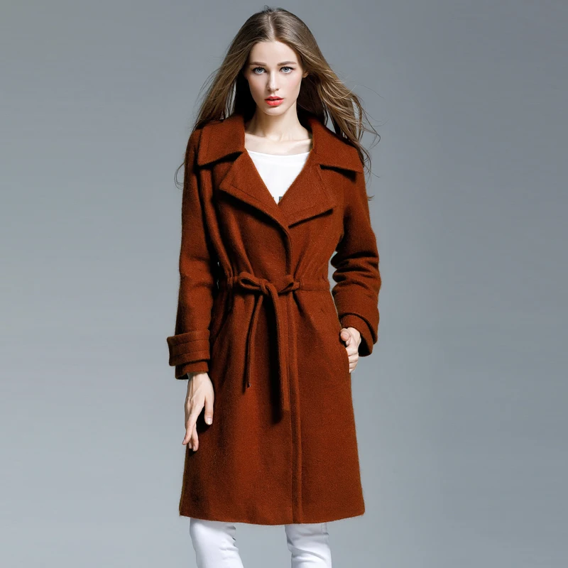 mohair trench coat