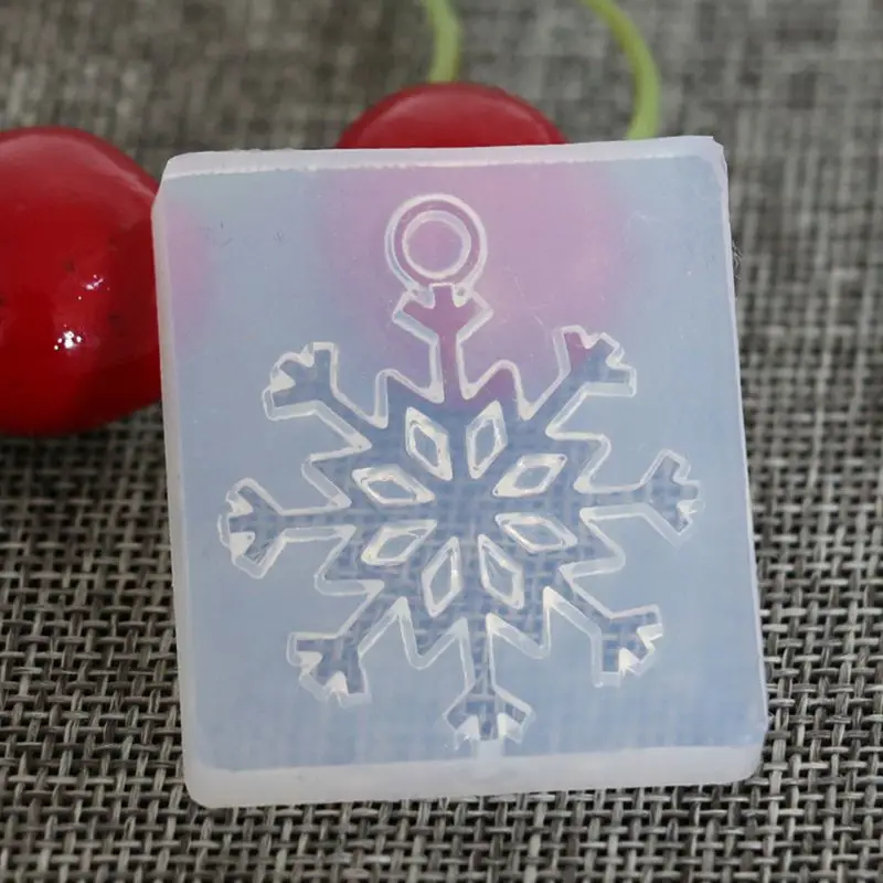 Silicone Mold Snowflake DIY Crafts Jewelry Making Pendant Epoxy Resin