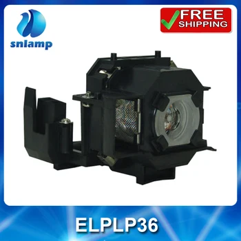 

Snlamp High Quality Compatible ELPLP36/V13H010L36 Projector Lamp with housing for PowerLite S4/EMP-S4 EMP-S42 180 Days Warranty