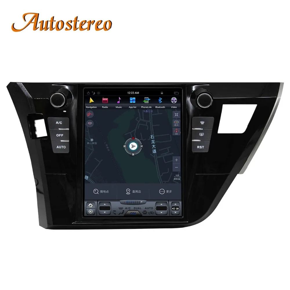 Flash Deal Android Tesla style Car No DVD player For Toyota Corolla 2014 2015 2016 Car GPS Navigation Multimedia Head unit tape recorder 5