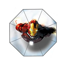 Супергерой Железный человек на заказ модный дизайн зонтик для мужчин и женщин высокого качества Горячая UMN-984