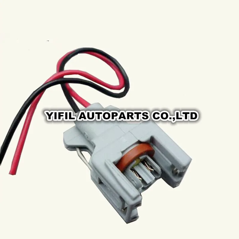 

5/10/20/50/100pcs/lot 2 Pin/Way Waterproof Connector With Pigtail Fuel Diesel Injector Fuel Rail Plug For Delphi 10811963