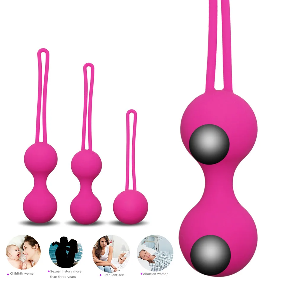 Silicone Smart Ball Kegel Balls Ben Wa kegel muscle trainer Vaginal Geisha Ball massage vibrator vibro