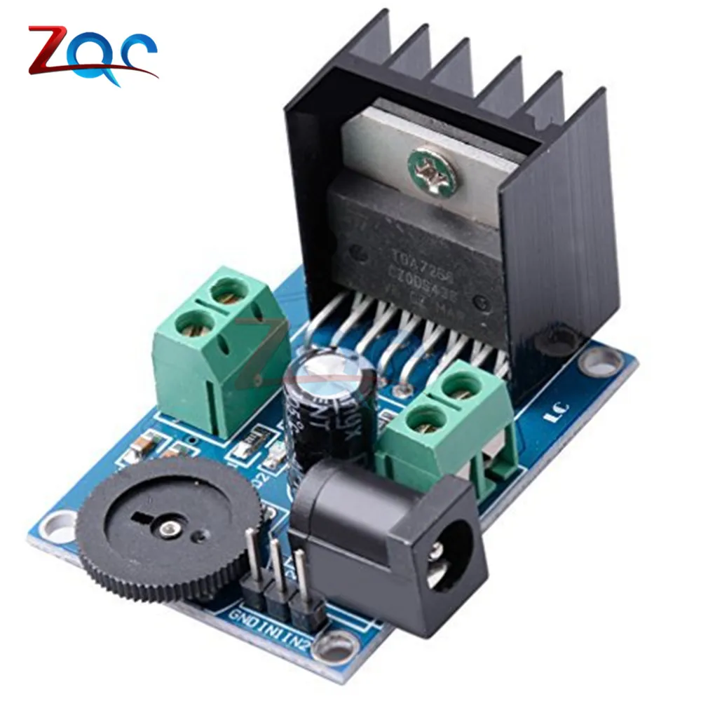 

HIFI Audio Board Two Channel TDA7266 Operational Audio Amplifier Module Chips 7W+7W Dual Channel 4-8 ohm 5-15W