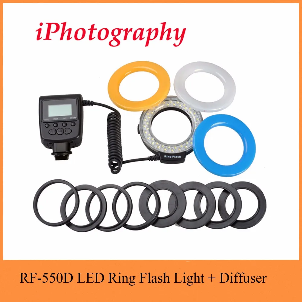 RF 550D RF 550D Macro 48 pieces LED Ring Flash Light for Canon for