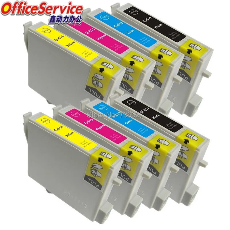 Совместимый Чернильный Картридж T0611 T0614 для Epson Stylus D68 D88 + DX3800 DX4250 DX4800 DX4850 1