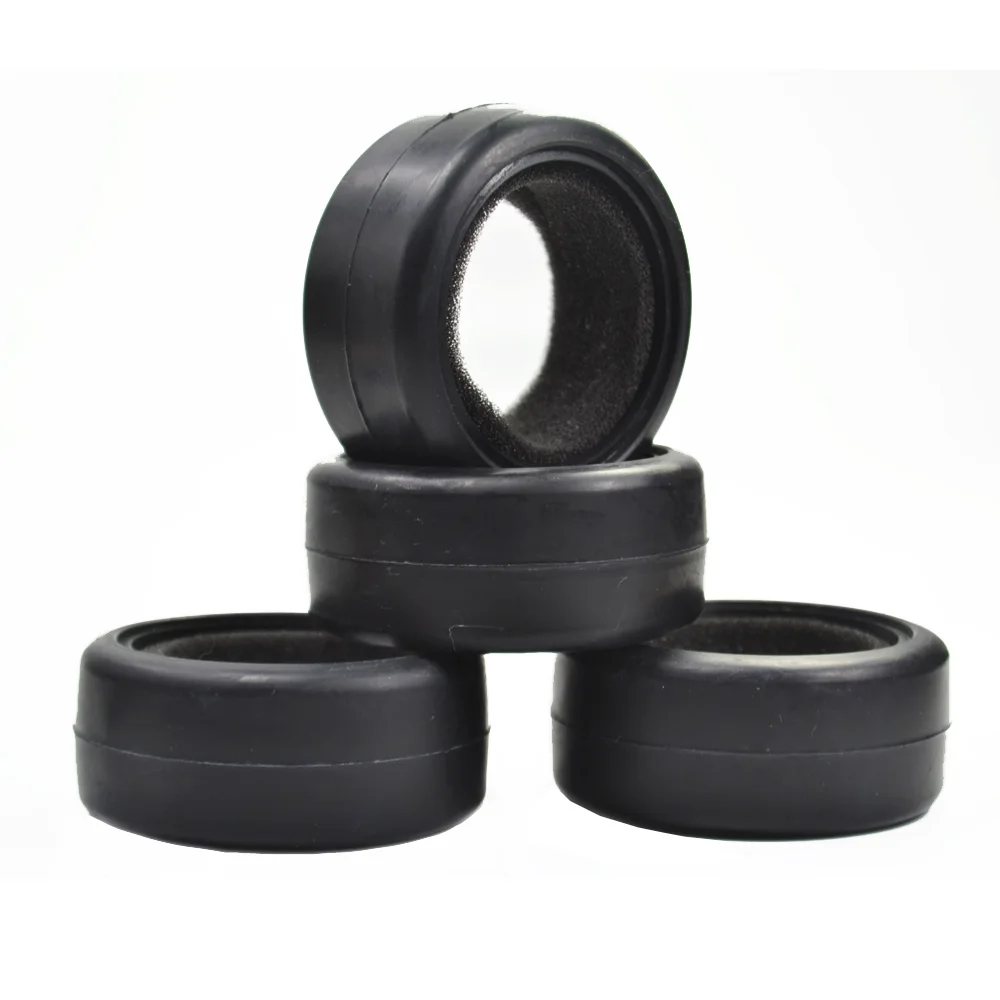 4pcs 1/10 Scale Soft Drift Tires With Sponge Liner For 110 Traxxas HSP Tamiya HPI RC On Road