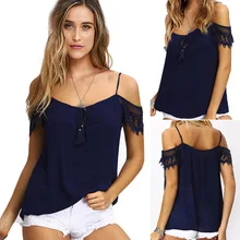 Новые однотонные летние футболки camisetas Модные топы панк рок футболка femme с плечевым ремнем женская футболка