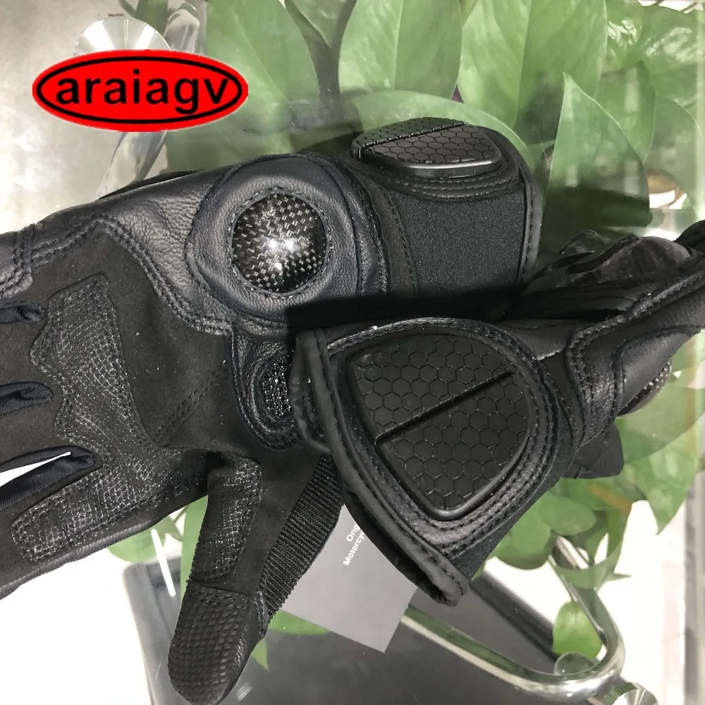 araiagv A1805 mesh leather protector glove  black 3 