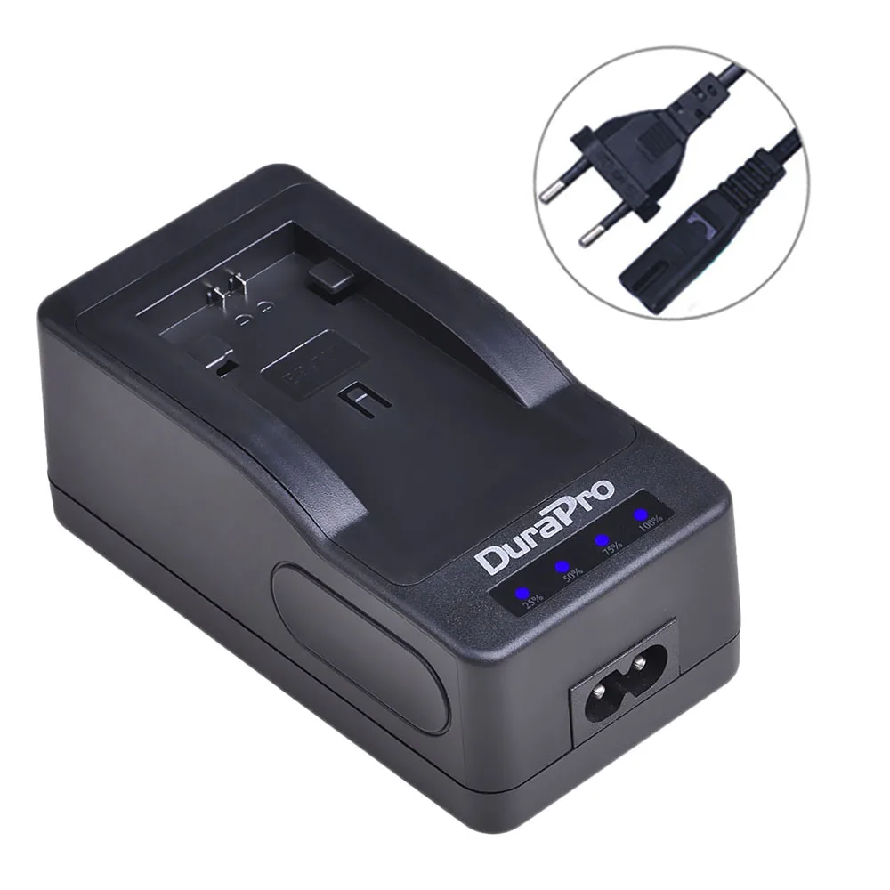

DuraPro 1 шт. светодиодный быстрое зарядное устройство универсальное для Canon BP-727,BP-745,BP-718,BP-709,CG-700, фотокамера VIXIA HF M50,M51,M52,M560,R30,R32,R36