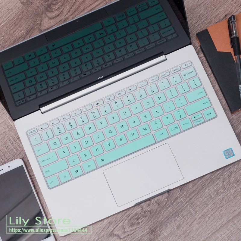 Цветной силиконовый чехол для клавиатуры Xiaomi Mi Notebook Air 13 3 защитная пленка дюймов