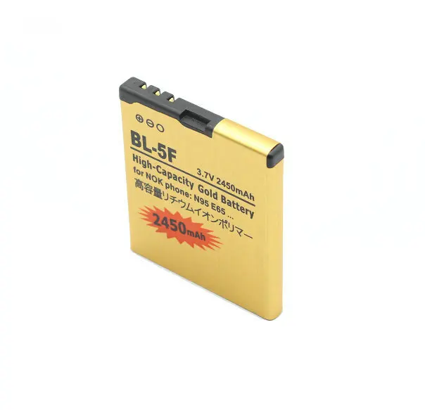 Ciszean 2 шт./лот BL 5F BL5F Золотая сменная батарея для Nokia N95 N93 N93i N96 N98 N99 E65 6210 6290 6210S 6210N