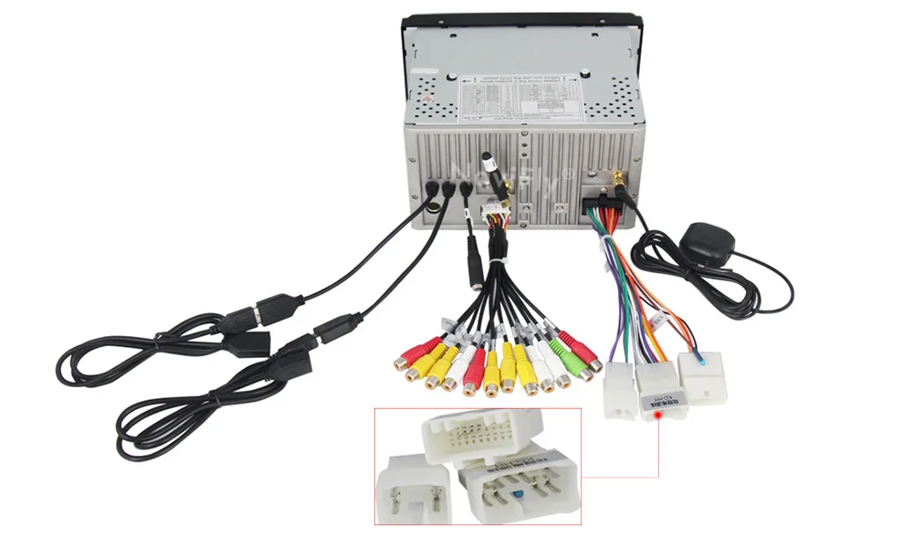 Discount NaviFly 2G+32G 2 Din Android 9.1 Car radio gps for Toyota/Corolla/Terios/Altis/RAV4/CAMRY Car Multimedia Video Player GPS USB BT 6