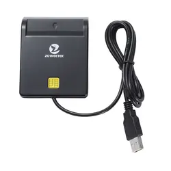 150 шт./лот zoweetek DOD Военная Униформа USB общего доступа CAC smart card reader для SIM/atm/IC/ID карты один смарт-карт