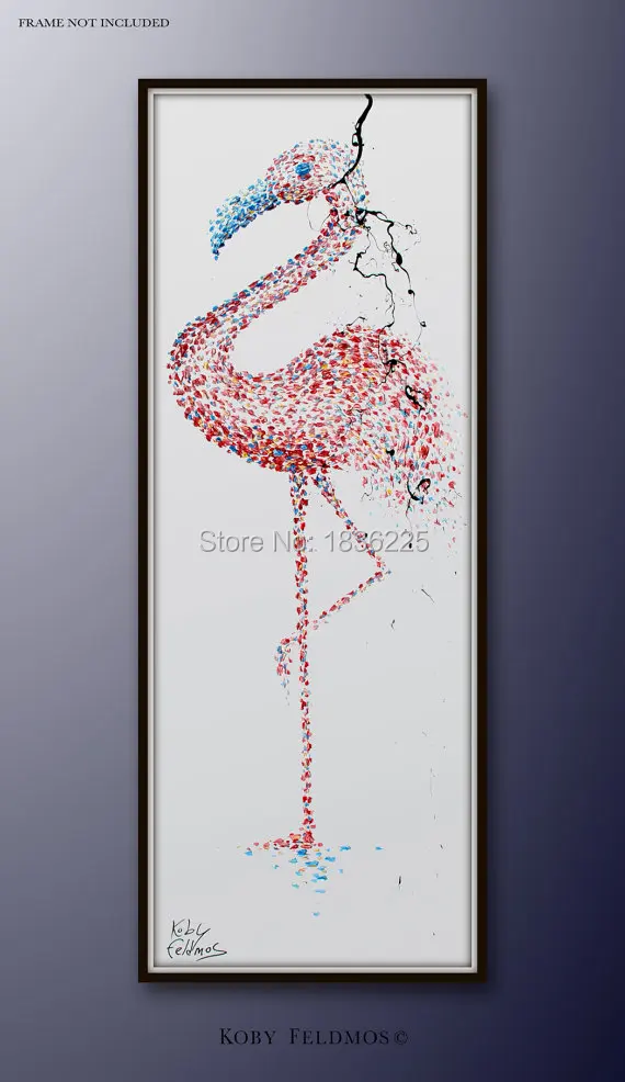 

Free Shipping HOME Oil Painting red Bird Decoration Painting handmade canvas painting Home Decor On Canvas Modern Wall painting