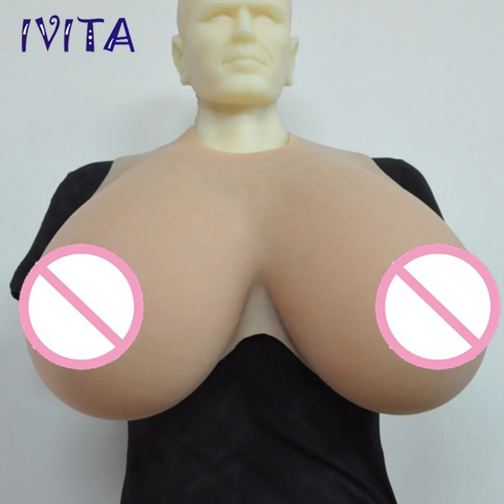 IVITA 12 кг огромные искусственные груди реалистичные силиконовые сиськи для
