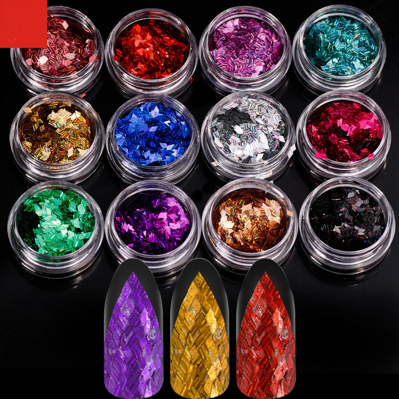 

Nail Art Glitter Nail Powder Gel Polish Mirror Manicure Sparkles for Nails UV Decorations Chrome Pigment Holographic Nail Powder
