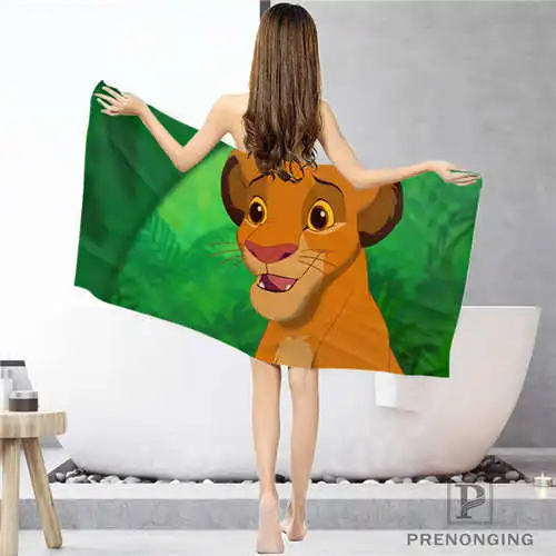 На заказ Simba-Lion-King(1) тряпка для ванной комнаты полотенце s полотенце для лица/банное полотенце для душа Размер s 33x74 см/72x143 см#18-12-16-01-31