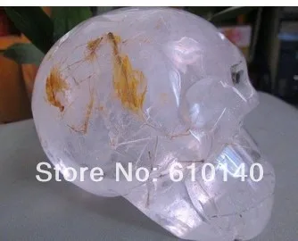 

NATURAL PRETTY quartz CRYSTAL SKULL HEALING