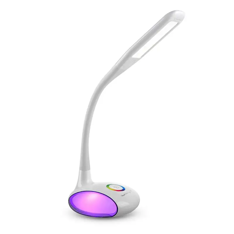 Светодиодный сенсорный Управление затемняя настольная лампа RGB Гибкие чтения