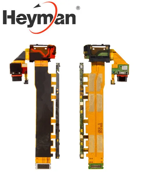 

Heyman Flex Cable for Sony Z3+ Z4 DS E6533 DS,E6553 (start button, charge connector with components)flat cable replacement
