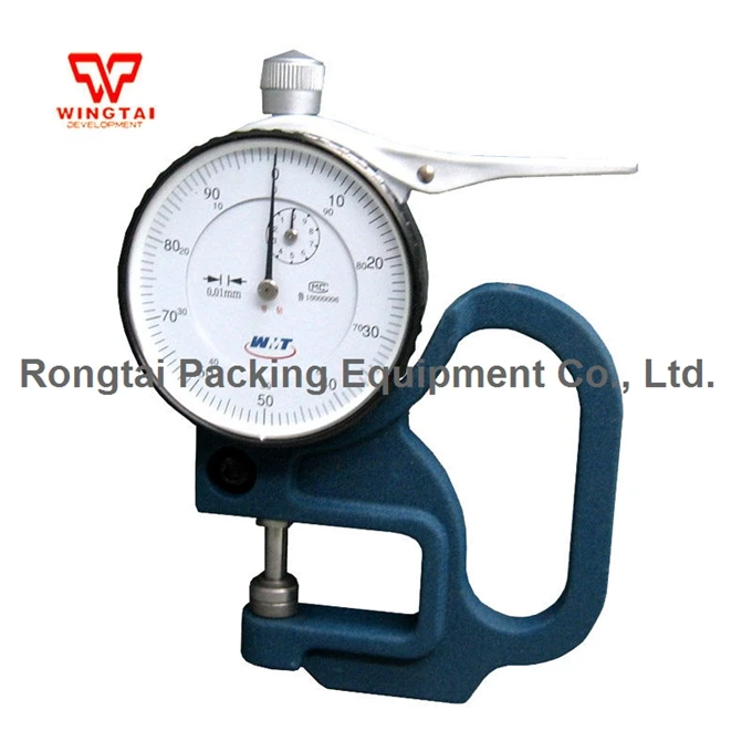 010 mm (0.01 mm) BC02 Dial Thickness Gauge, Mechanical Micrometer Gauge For Film,Paper 30mmin