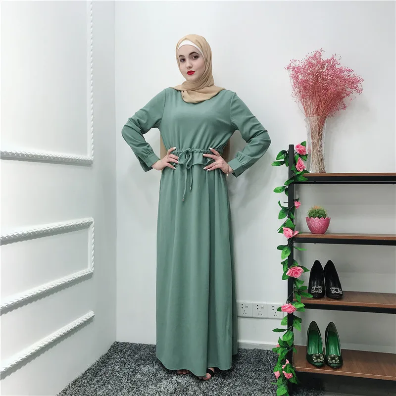 Vestidos Compridos Рамадан кафтан абайя, арабское мусульманское платье кафтан Elbise хиджаб Eid платья Катара халат Femme Musulman