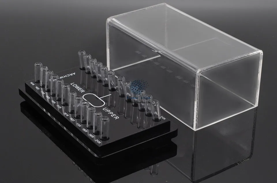 1Set Dental Orthodontic Acrylic Holder Case For Preformed Square Arch