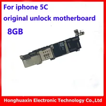 for iphone 5C original motherboard Factory unlock free iCould 8GB mainboard good working logic board full function IOS system