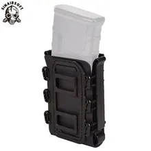 7.62mm Molle Military Tactical Magazine Ambidextrous Modular Rifle Fast Mag Pouch Belt Mount Hunting Airsoft Gun Bag
