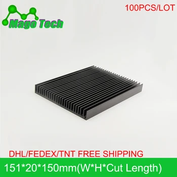 

LED Aluminum Heatsink Plate High Power Radiator Cooling Cooler Fit Transistor IC Thermal Conductivity LED Radiator Electronics