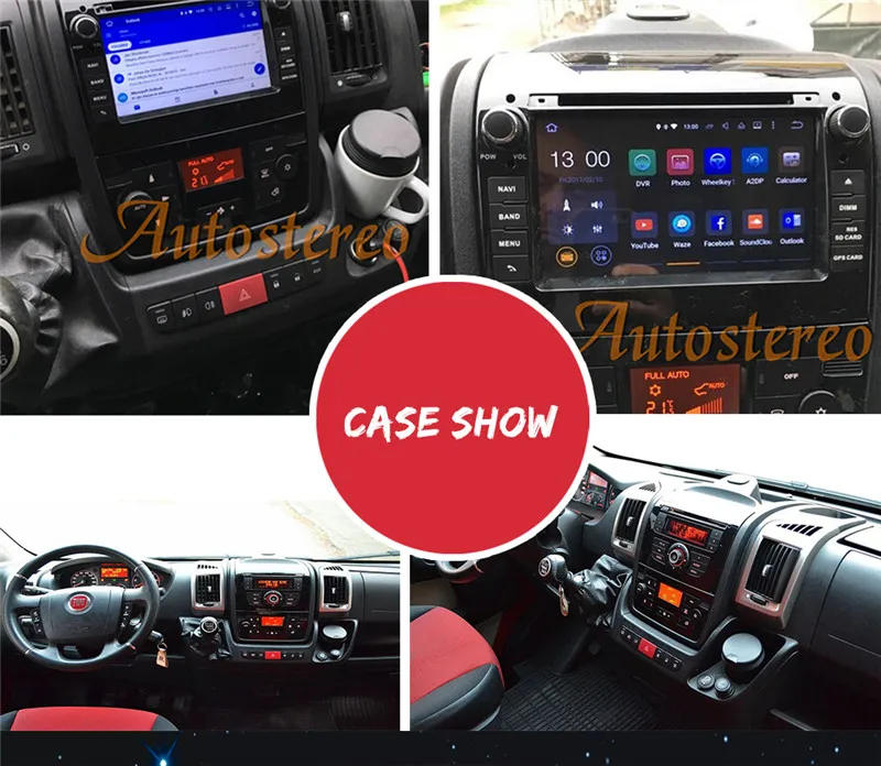 Top DSP Android 9 Car DVD Player GPS Navigation For FIAT DUCATO/CITROEN Jumper/PEUGEOT Boxer 2006+ multimedia radio tape recorder HD 3