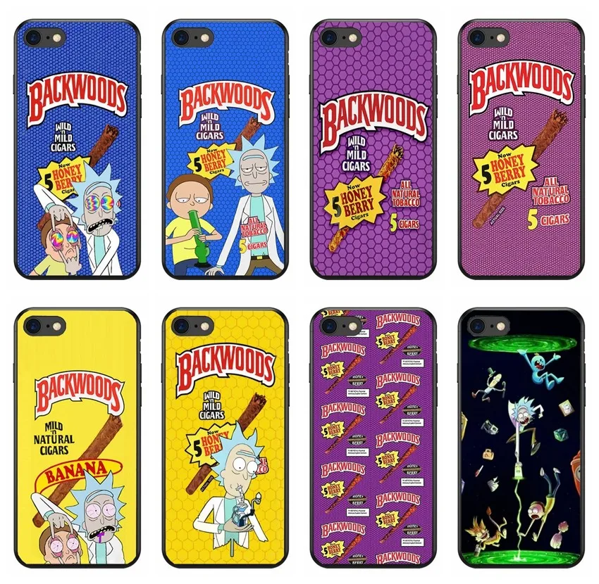 Рик и Морти backwoods Мягкий силиконовый чехол для телефона iPhone 8 7 6 6S Plus X XS MAX XR 10 5S SE