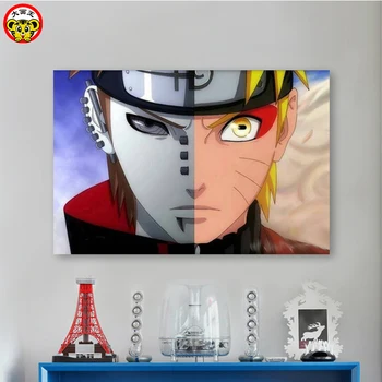 

painting by numbers art paint by number Diy Japanese anime Naruto characters hand-filled color decoration painting oil paintin
