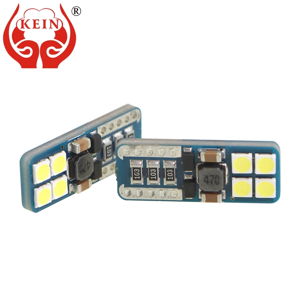 KEIN 2 шт. 8SMD 3030 led t10 габаритные огни w5w 194 автомобильный белый номерной знак Дверь
