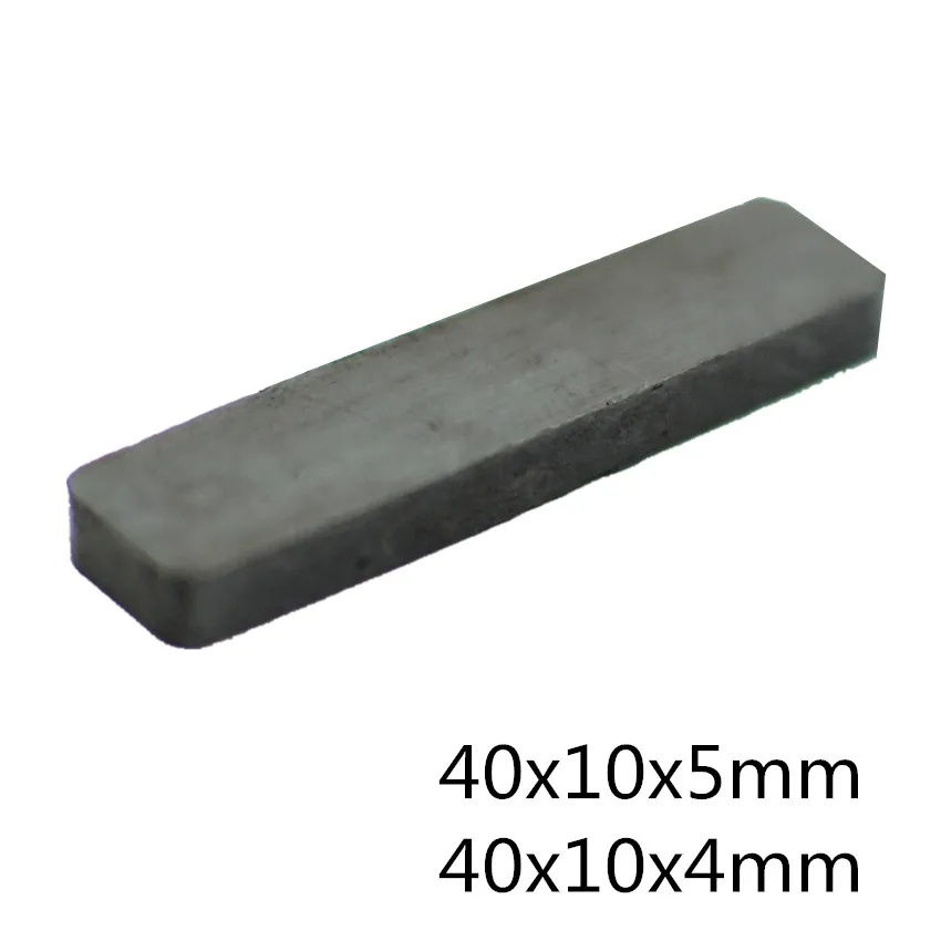 

Ceramic Magnet Block 40x10x5 mm Bar Grade C8 Ferrite Permanent Magnets for Advertising Board Home School 40x10x4mm